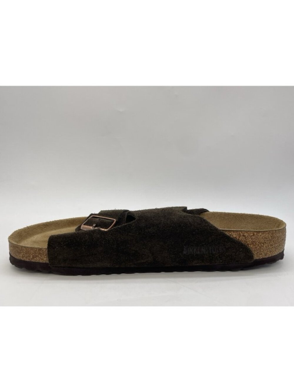 Birkenstock Arizona Men’s 10 Brown Suede Leather Sandals Soft Footbed Comfort - Picture 7 of 16